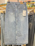 Women Trendy Denim Slit Skirts